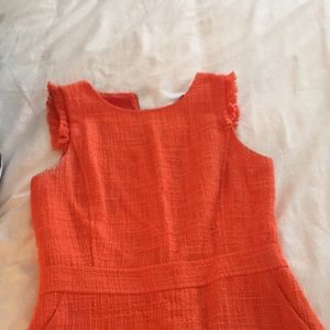 Jcrew orange dress